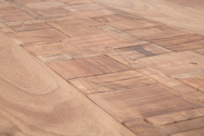 Tavolo "Mumbai" in legno di acacia per cucina e soggiorno 175 x 90 cm