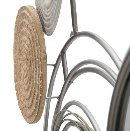 Pannello specchio decorativo struttura in ferro per decorazioni ambienti