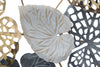 Composizione foglie decorative Ory in ferro per decorazioni ambienti