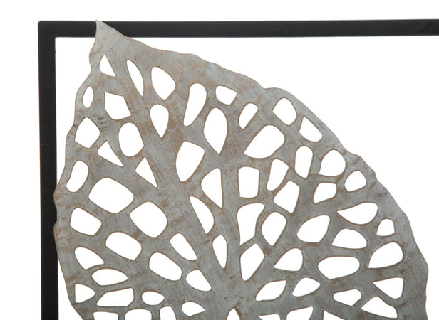 Composizione foglie decorative Ory in ferro per decorazioni ambienti