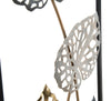 Composizione foglie decorative Ory in ferro per decorazioni ambienti