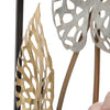 Composizione foglie decorative Ory in ferro per decorazioni ambienti