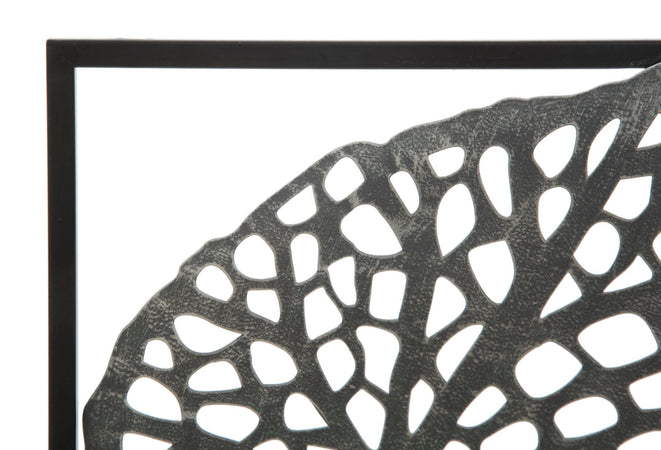 Composizione foglie decorative Ory in ferro per decorazioni ambienti