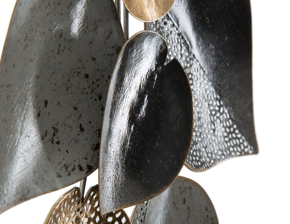 Pannello foglie decorative in ferro per decorazioni ambienti