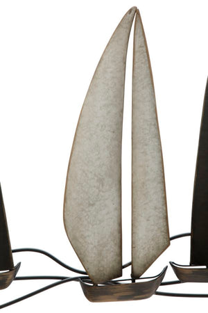 Pannello decorativo regata in ferro per decorazioni ambienti