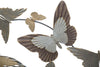 Composizione farfalle decorative in ferro per decorazioni ambienti