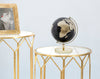 Mappamondo girevole con base in metallo per decorazione interni