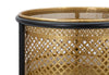 Porta vaso color oro con supporto in metallo per interni