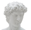 Scultura romana stile museo in poliresina colore bianco per decorazioni ambienti