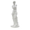 Scultura romana stile museo in poliresina colore bianco per decorazioni ambienti