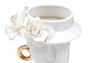 Vaso decorativo donna in porcellana bianca per decorazioni ambienti