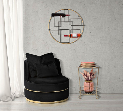 Poltrona "Paris" in poliestere con 2 cuscini per interni