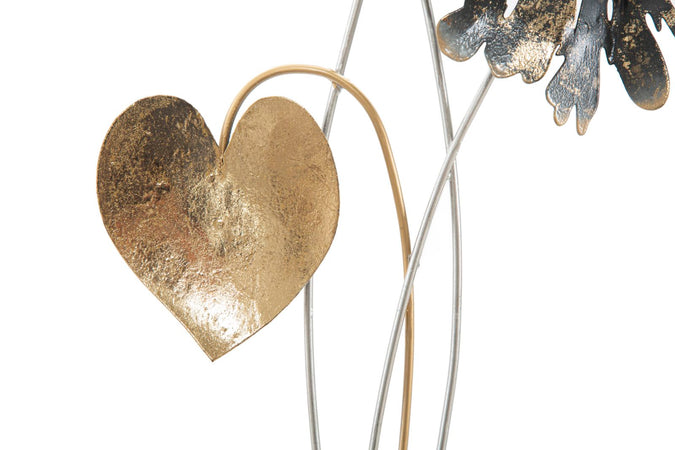 Composizione fiori decorativi Simply in ferro per decorazioni ambienti