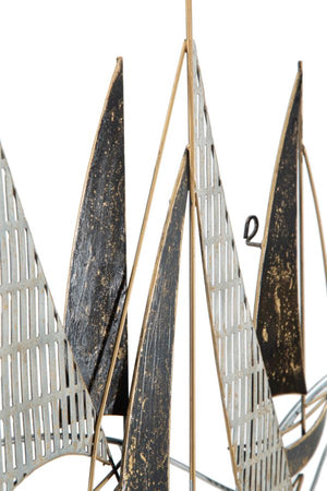 Pannello decorativo velieri in ferro per decorazioni ambienti