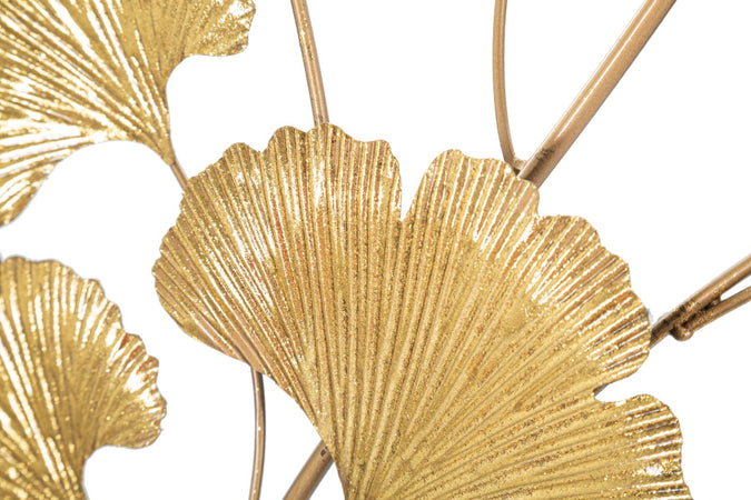 Composizione decorativa in ferro color oro per decorazioni ambienti