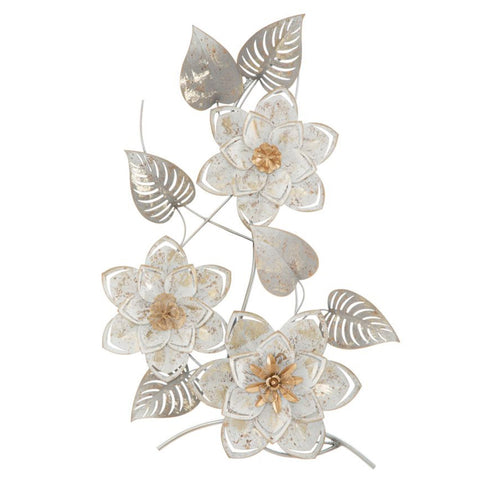 Composizione fiori decorativi in ferro per decorazioni ambienti