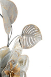 Composizione fiori decorativi in ferro per decorazioni ambienti