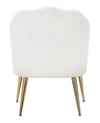 Poltrona Shell in poliestere gambe in metallo per interni
