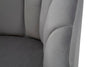 Poltrona Shell in poliestere gambe in metallo per interni