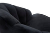 Poltrona Shell in poliestere gambe in metallo per interni