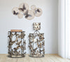 Pannello decorativo con farfalle in ferro per decorazioni ambienti