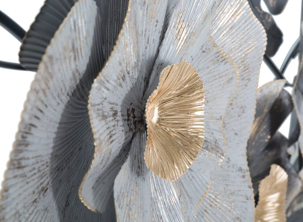 Composizione floreale decorativa Edy in ferro per decorazioni ambienti