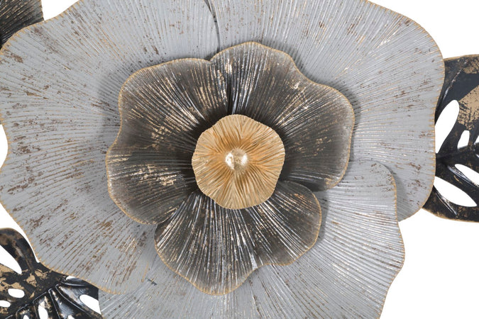 Composizione floreale decorativa Edy in ferro per decorazioni ambienti