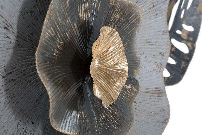 Composizione floreale decorativa Edy in ferro per decorazioni ambienti