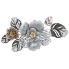 Composizione floreale decorativa Greys in ferro per decorazioni ambienti
