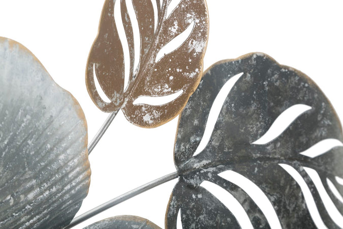 Composizione floreale decorativa Greys in ferro per decorazioni ambienti