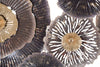 Composizione floreale decorativa Browny in ferro per decorazioni ambienti