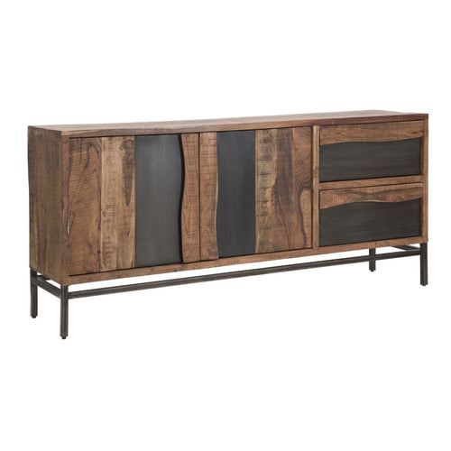 Mobile Yellowstone in legno di acacia per interno 175 x 40 x 80h cm