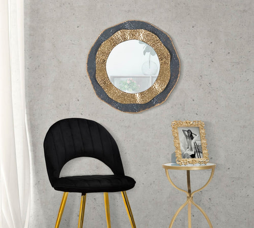 Specchio da parete cornice decorativa in ferro per bagni e camere da letto