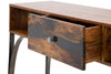 Console Mustang struttura in legno di acacia e metallo per interni