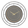 Orologio da parete in ferro color nero per salotto e cucina