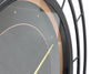 Orologio da parete in ferro color nero per salotto e cucina