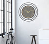 Orologio da parete in ferro color nero per salotto e cucina
