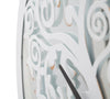 Orologio da parete con albero colore bianco per salotto e cucina
