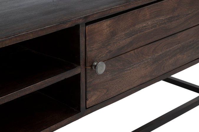 Mobile porta TV "Burn" per interno 120 x 40 x 55h cm