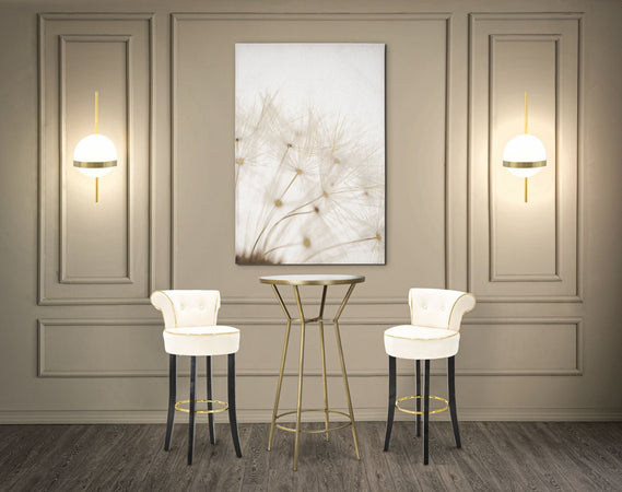 Stampa su tela denti di leone con telaio in legno per decorazioni ambienti