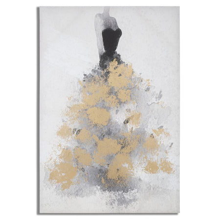 Stampa su tela danzatrice con telaio in legno per decorazioni ambienti