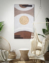 Dipinto su tela Sunry con telaio in legno per decorazioni ambienti 180 x 100 cm