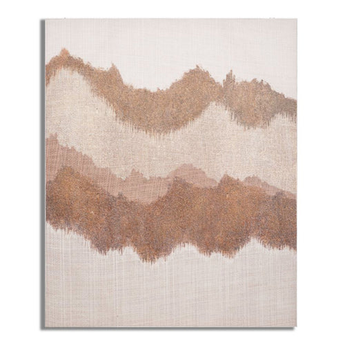 Dipinto su tela Browny con telaio in legno per decorazioni ambienti