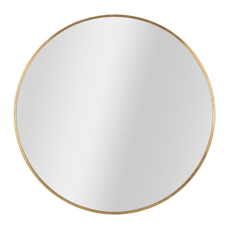 Specchio da parete rotondo cornice dorata per bagni e camere da letto