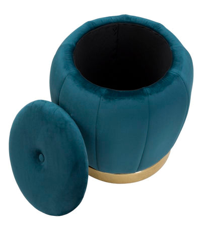 Puff da bar "Paris" in poliestere con contenitore per interni