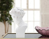 Scultura uomo romano in poliresina colore bianco per decorazioni ambienti