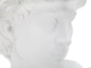 Scultura uomo romano in poliresina colore bianco per decorazioni ambienti