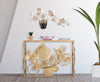 Pannello vaso decorativo con fiori in ferro per decorazioni ambienti
