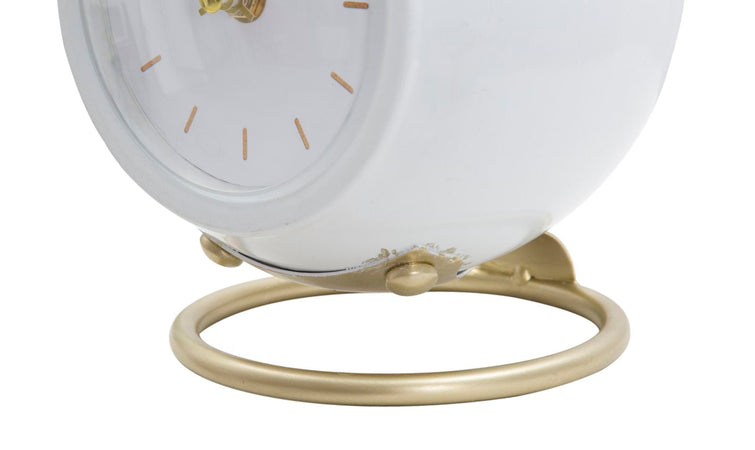 Orologio da tavolo in plastica con base in metallo per arredo