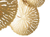 Lampada da muro Dishi struttura in metallo color oro per interni